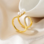 Freshwater Pearl Wire Ring RN1011