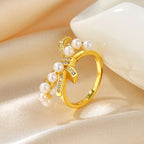 Freshwater Pearl Bowknot Ring RN1024