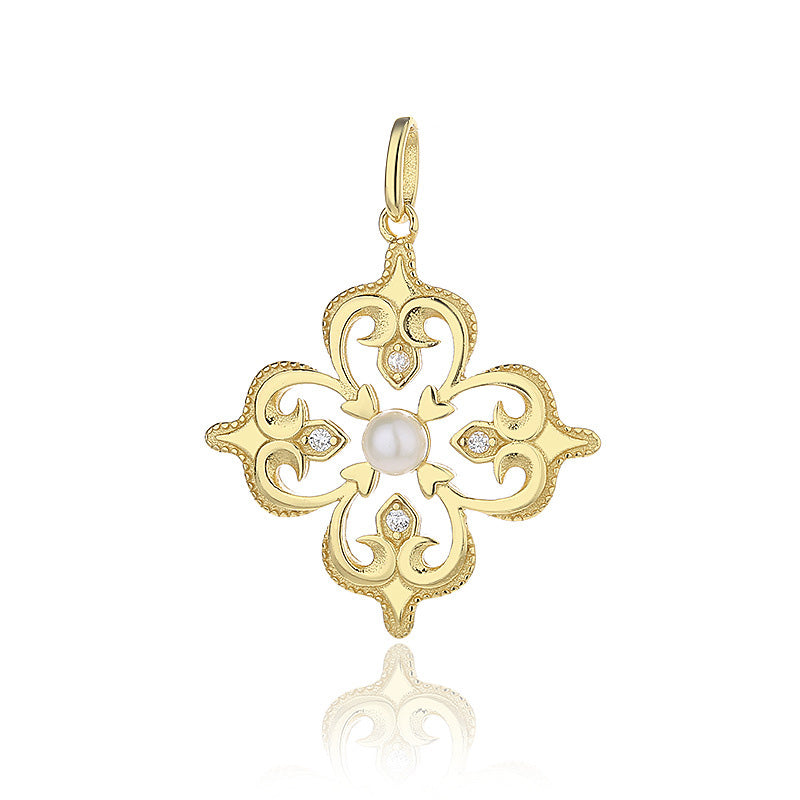 Freshwater Pearl Clover Pendant Only PN1020
