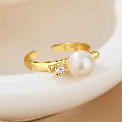 Freshwater Pearl Bar Ring RN1017