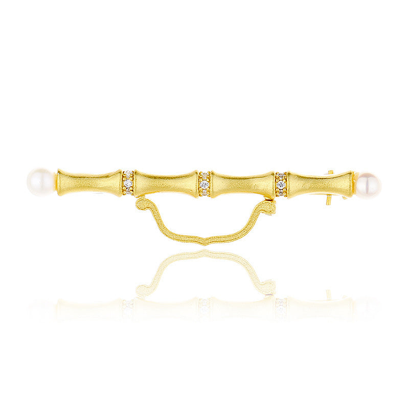 Freshwater Pearl Bamboo Pendant Only PN1000