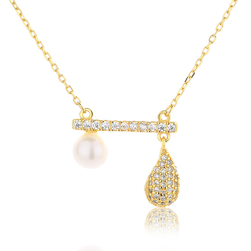 Freshwater Pearl Dangling Necklace PN1005