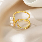 Freshwater Pearl Wire Ring RN1011