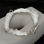 Wrinkled Links Bracelet