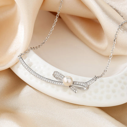 Freshwater Pearl Butterfly Necklace PN1026
