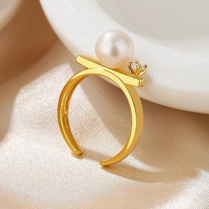 Freshwater Pearl Bar Ring RN1017