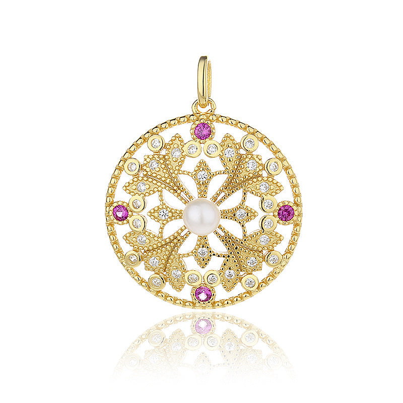 Freshwater Pearl Clover Pendant Only PN1019