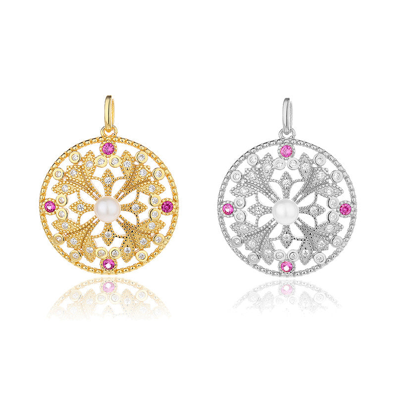 Freshwater Pearl Clover Pendant Only PN1019