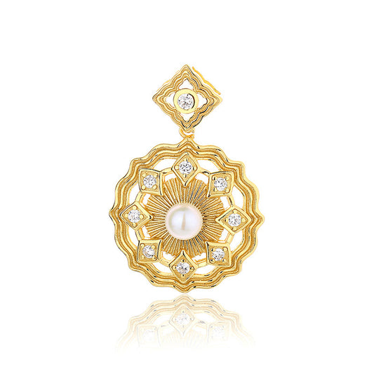 Freshwater Pearl Clover Pendant Only PN1001