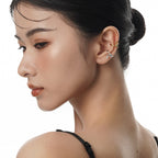 Solid Knot Ear Cuff E1107, 1 Piece