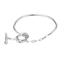Thick Wire T-bar Bracelet B1037