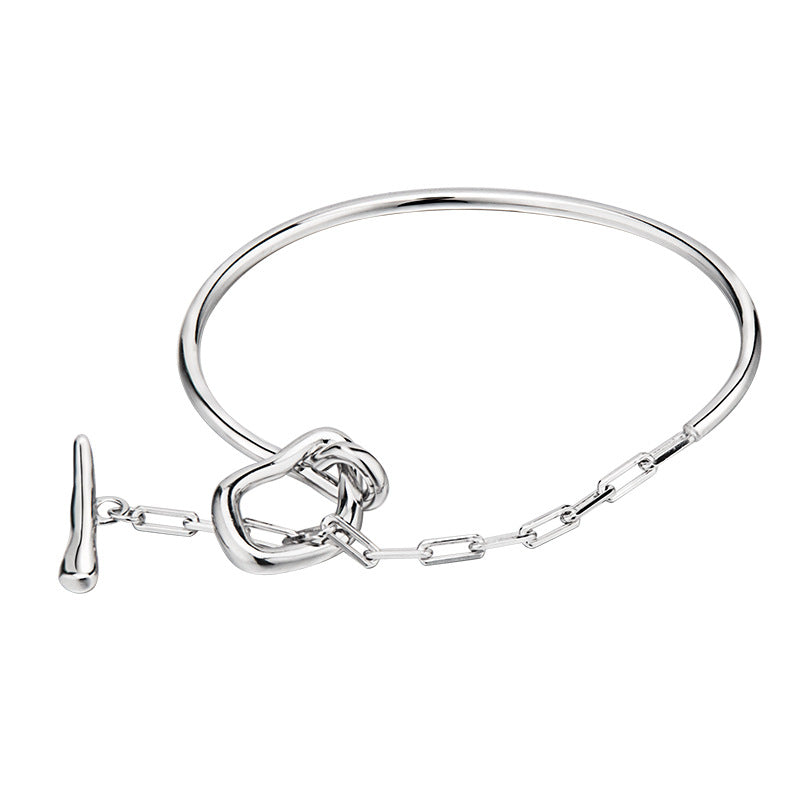Thick Wire T-bar Bracelet B1037