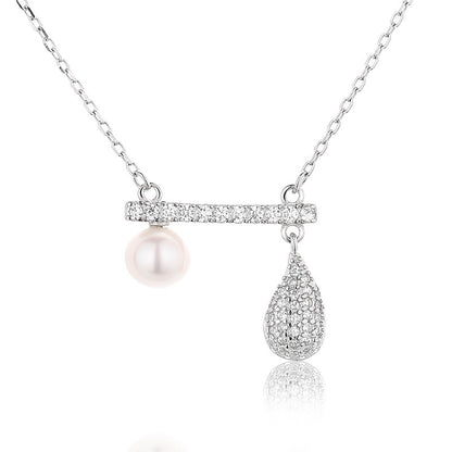 Freshwater Pearl Dangling Necklace PN1005