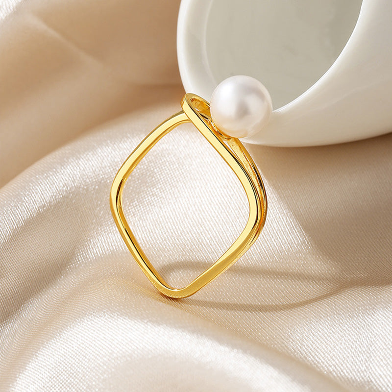 Freshwater Pearl Wire Ring RN1014