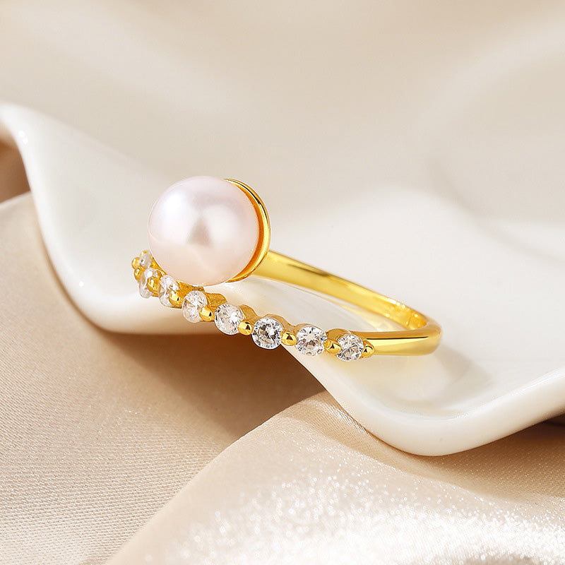 Solitaire Freshwater Pearl Ring RN1023