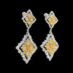 Fretwork Drop Earrings 5856