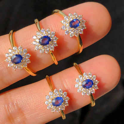 Floral Sapphire Ring 5930