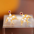 Pearl Swallow Earrings 5973