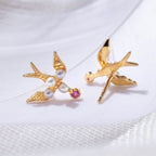 Pearl Swallow Earrings 5973