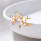 Pearl Swallow Earrings 5973