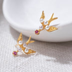 Pearl Swallow Earrings 5973