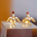 Pearl Swallow Earrings 5973