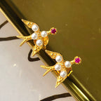 Pearl Swallow Earrings 5973
