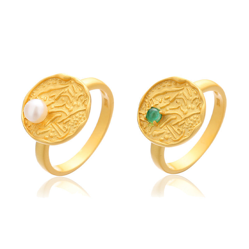 Freshwater Pearl Disc Ring RN1015