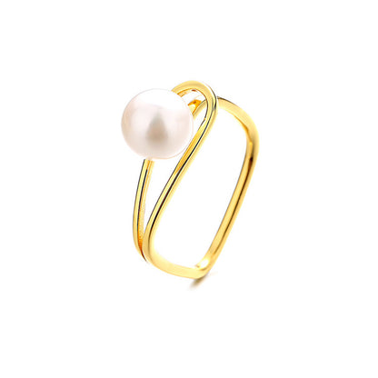 Freshwater Pearl Wire Ring RN1014