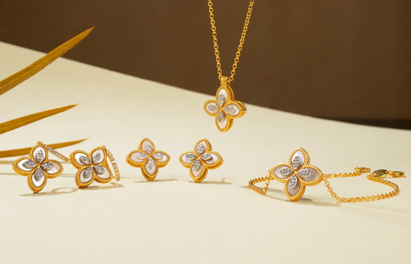 Shell Clover Necklace 6167