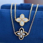 Shell Agate Clover Bracelet 6168