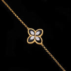 Shell Agate Clover Bracelet 6168