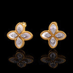 Agate Clover Earrings 6169