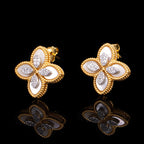 Agate Clover Earrings 6169