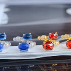 Matt Garnet Open Ring 6189