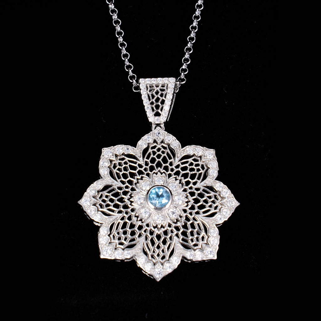 Airy Flower Necklace 6190