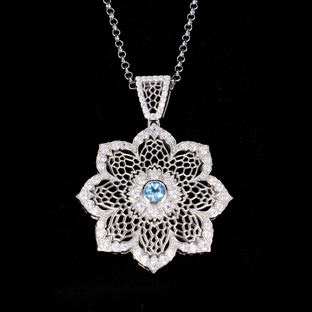 Airy Flower Necklace 6190