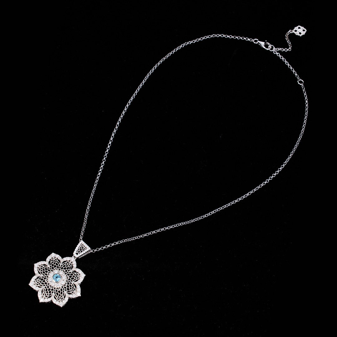 Airy Flower Necklace 6190