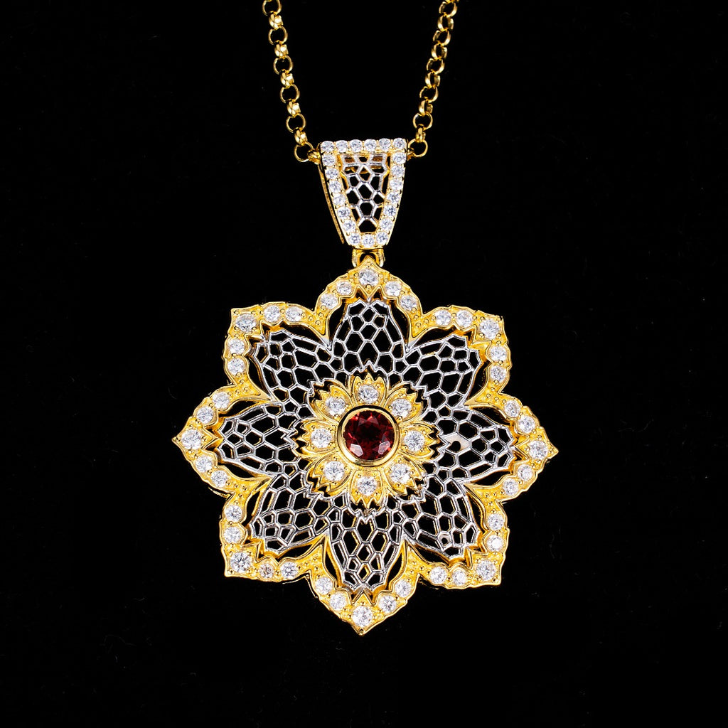 Airy Flower Necklace 6190