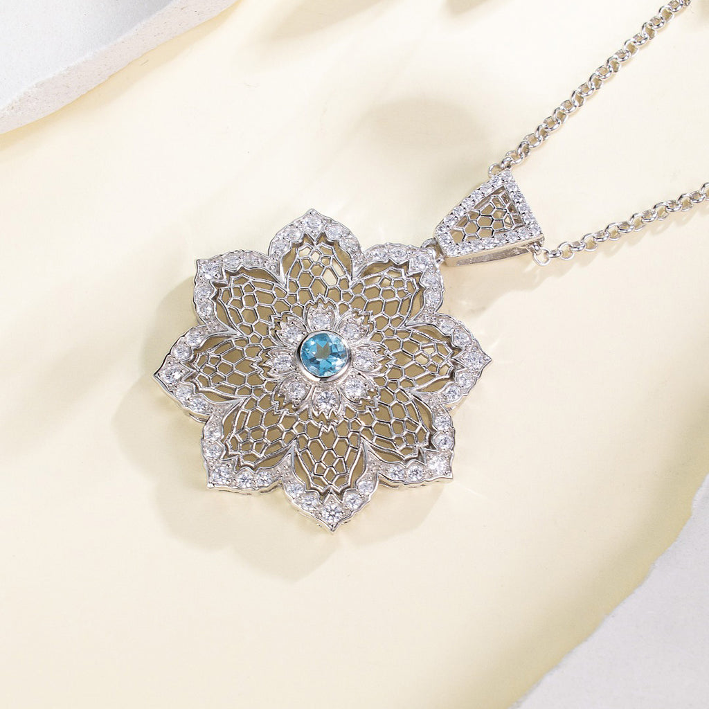 Airy Flower Necklace 6190