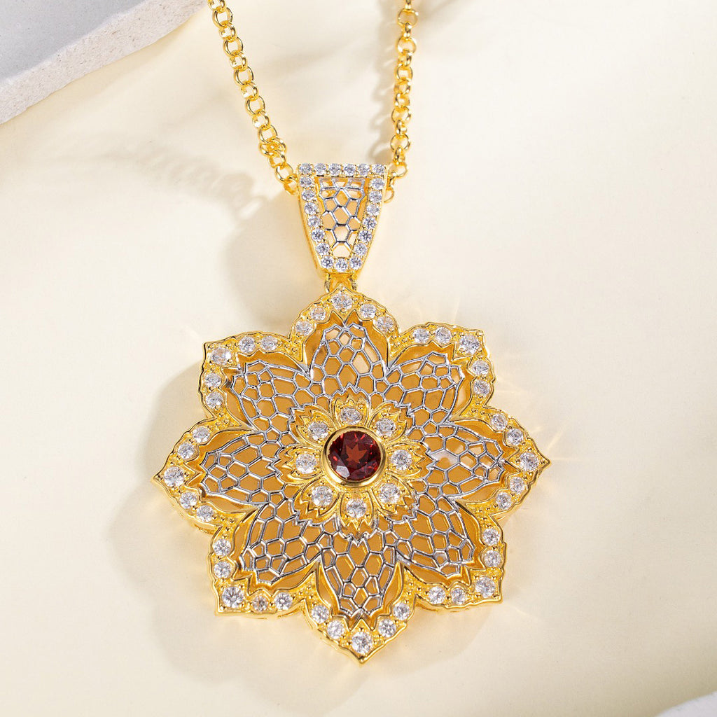 Airy Flower Necklace 6190