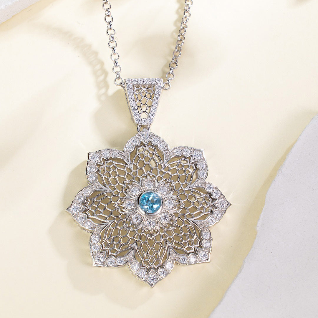 Airy Flower Necklace 6190