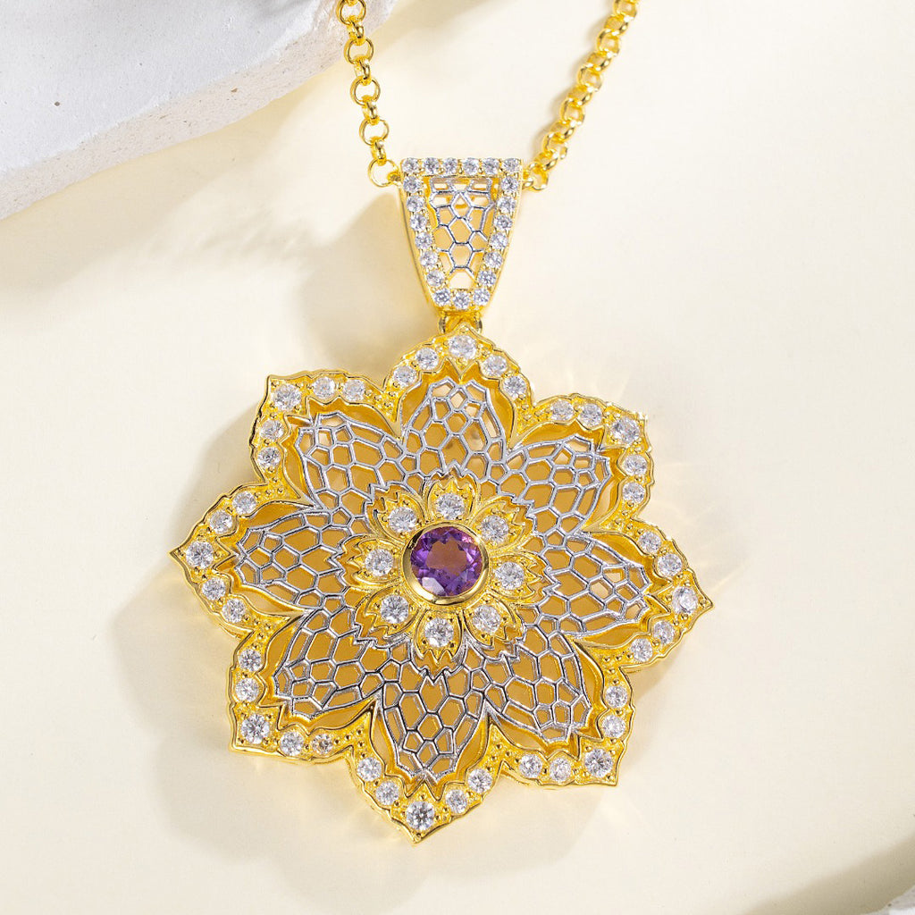 Airy Flower Necklace 6190