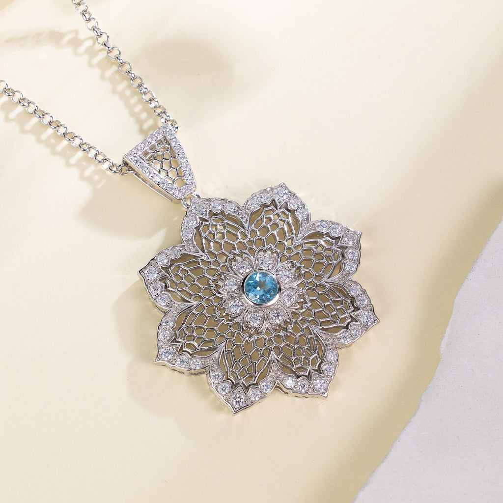 Airy Flower Necklace 6190