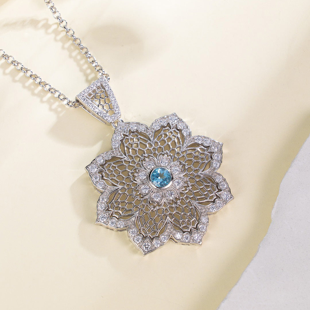 Airy Flower Necklace 6190