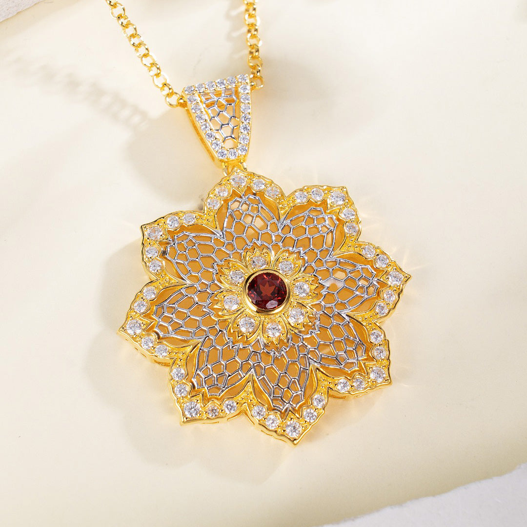 Airy Flower Necklace 6190