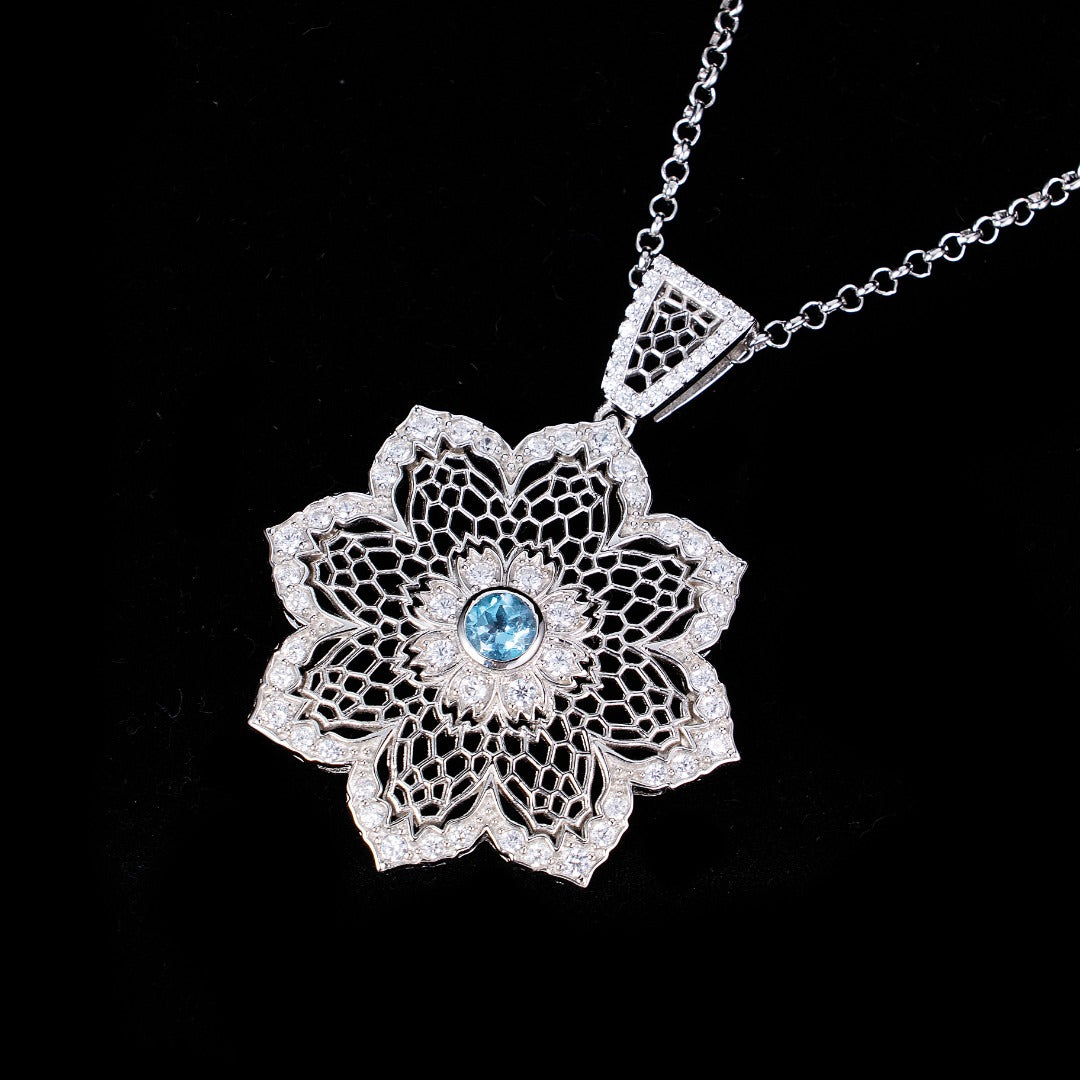 Airy Flower Necklace 6190