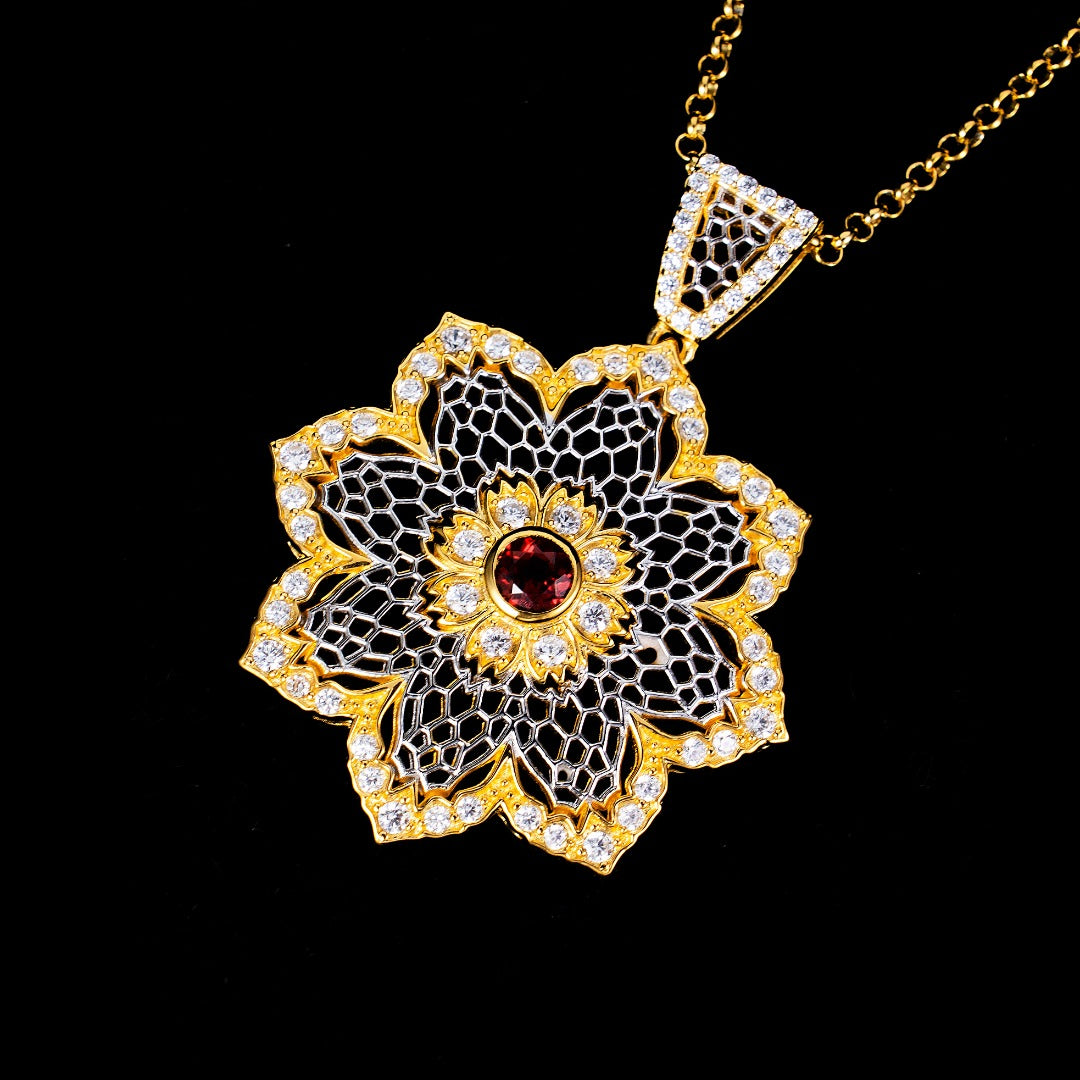 Airy Flower Necklace 6190