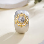 Topaz Floral Silky Ring 6191