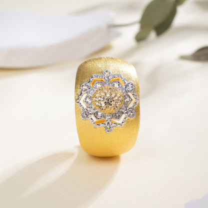 Topaz Floral Silky Ring 6191